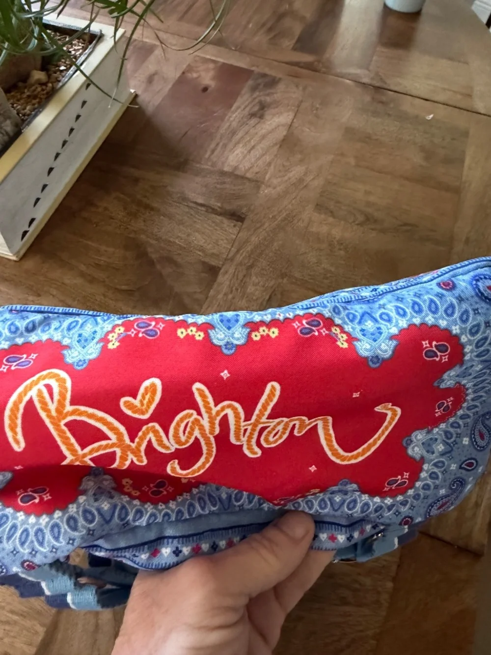 Cute New Brighton Blue Bandana Backpack